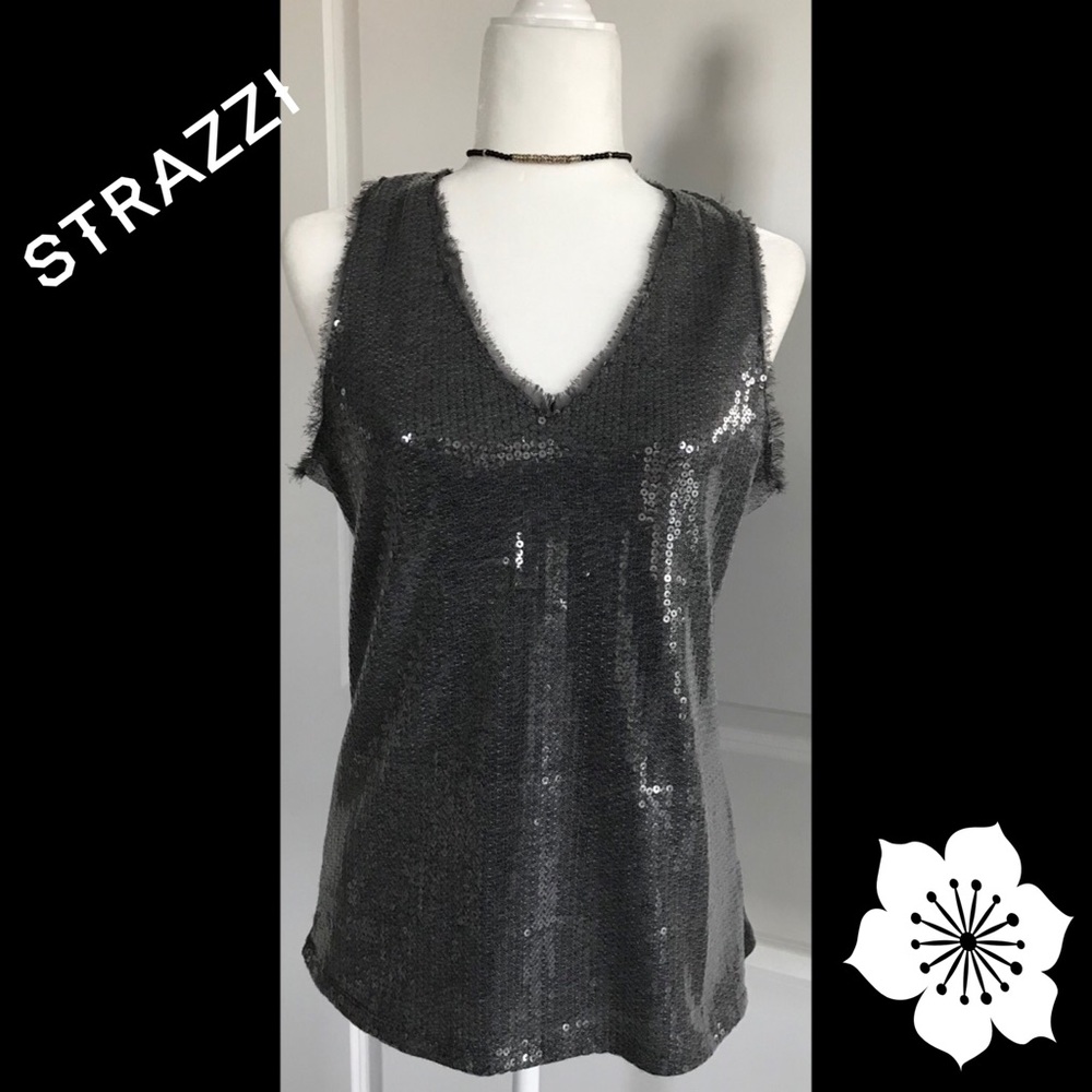 Sequined Top by STRAZZI 🌸 Sz L